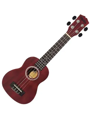 MALIBU MA-20S Pro Series Red Soprano Ukulele με Θήκη