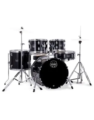 MAPEX Comet Fusion Dark Black Ακουστικό Drum Set με Βάσεις
