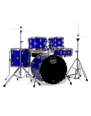 MAPEX Comet Fusion Indigo Blue Ακουστικό Drum Set με Βάσεις