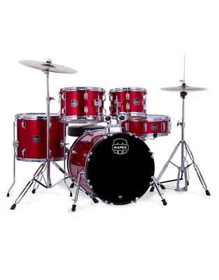 MAPEX Comet Fusion Infra Red Ακουστικό Drum Set με Βάσεις και Πιατίνια