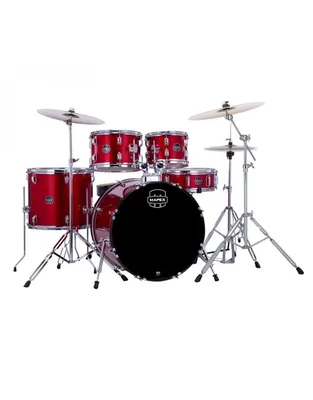 MAPEX Comet Stage Infra Red Ακουστικό Drum Set με Βάσεις και 3 x Πιατίνια
