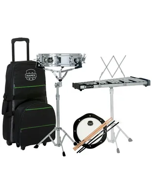 MAPEX MCK1432DP Ταμπούρο Μεταλλικό -  Λύρα Παρέλασης με Βάση Ταμπούρου, Μπαγκέτες και Θήκη Rolling Bag Σετ