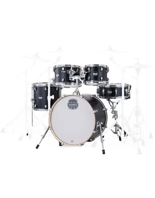 MAPEX MM504SFKD Mars Maple Fusion Matte Black Ακουστικό Drum Set