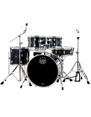 MAPEX VE5045FTVH Venus Fusion Black Galaxy Sparkle Ακουστικό Drum Set με Βάσεις