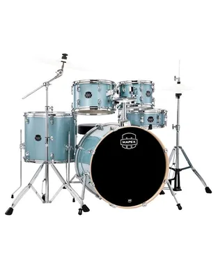 MAPEX VE5045FTVJ Venus Fusion Aqua Blue Sparkle Ακουστικό Drum Set με Βάσεις