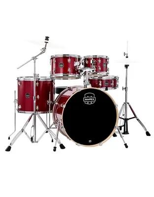 MAPEX VE5045FTVM Venus Fusion Crimson Red Sparkle Ακουστικό Drum Set με Βάσεις