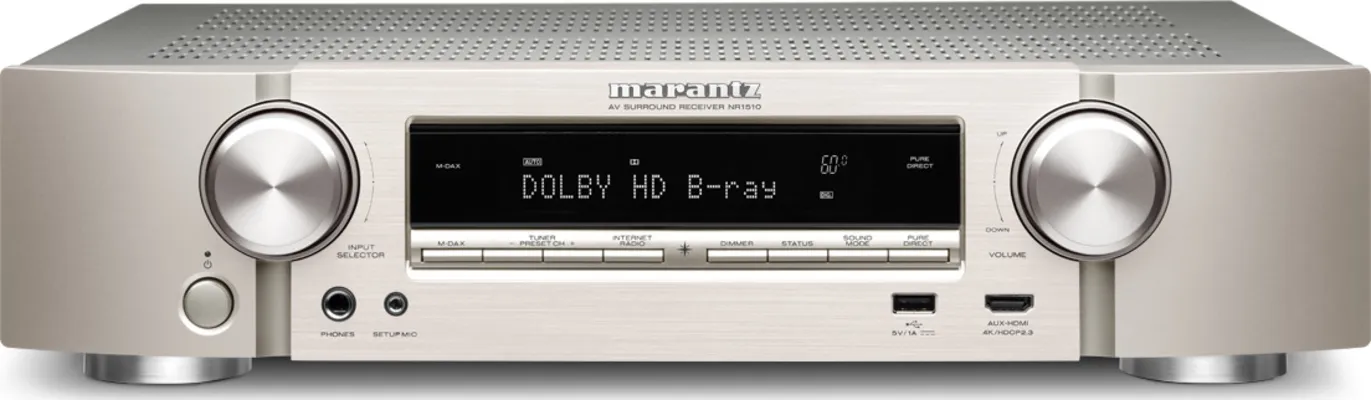 Marantz NR1510 Slim 5.2Ch 4K Ultra HD (Silver)