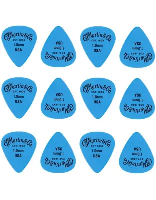 MARTIN 351 Delrin Blue Πέννες 1.0mm (12 Τεμάχια)