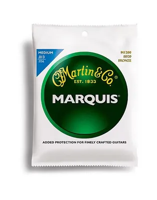 MARTIN M1200 Χορδές Ακουστικής Κιθάρας Marquis 80/20 Bronze .013-.056 Medium
