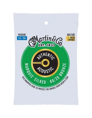 MARTIN MA-150S Χορδές Ακ.Κιθάρας Authentic Acoustic Marquis Silked 80/20 Bronze .013-.056 Medium