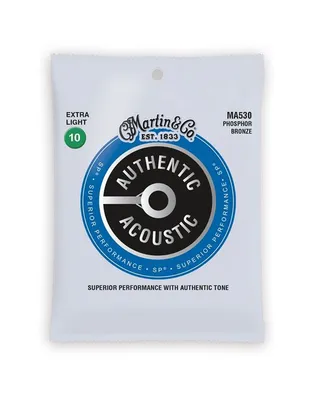 MARTIN MA530 Χορδές Ακ.Κιθάρας Authentic Acoustic SP® Phosphor Bronze .010-.047 Extra Light