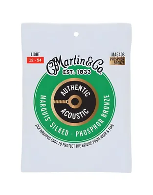 MARTIN MA540S Χορδές Ακ.Κιθάρας Authentic Acoustic Marquis Silked 92/8 Phosphor Bronze .012-.054 Custom Light