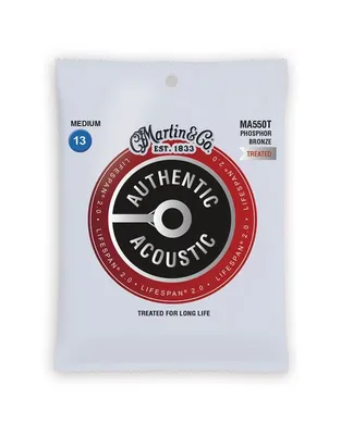 MARTIN MA550T Χορδές Ακ.Κιθάρας Authentic Acoustic Lifespan® 2.0 Phosphor Bronze .013-.056 Medium