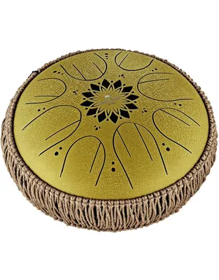 MEINL Sonic Energy MOSTD3G Medium Octave Steel Tongue Drum 10" Gold