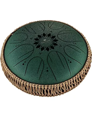 MEINL Sonic Energy MOSTD4DG Medium Octave Steel Tongue Drum 10" Dark Green