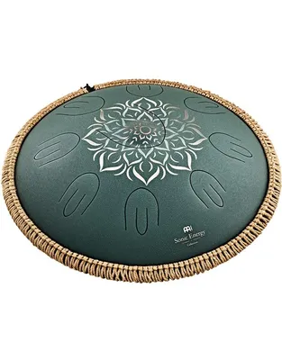 MEINL Sonic Energy OSTD3DGE  Octave Steel Tongue Drum 16" F Major Dark Green