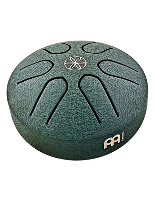 MEINL Sonic Energy PSTD4DGGOL Pocket Steel Tongue Drum A Major Dark Green