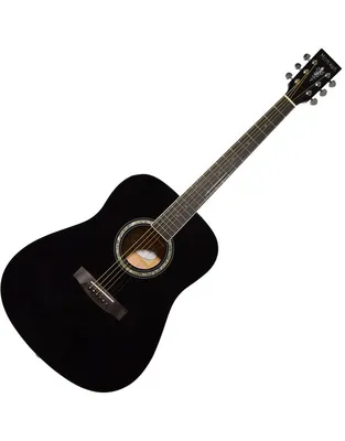MEMPHIS M-20 BK Ακουστική Κιθάρα σε Μαύρο Χρώμα