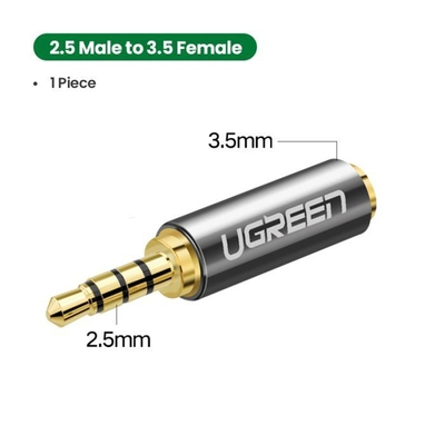 Μετατροπέας Ήχου 2.5mm/3.5mm M/F UGREEN 20501