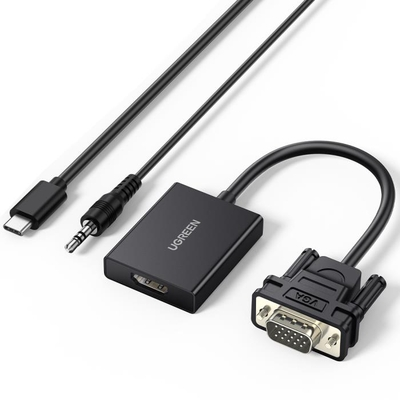Μετατροπέας VGA to HDMI UGREEN CM513 50945,με USB-C τροφοδοσία
