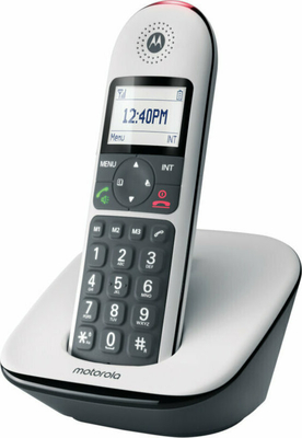 Motorola CD5001 (Ελληνικό Μενού) Ασύρματο τηλέφωνο συμβατό με ακουστικά βαρηκοΐας με φραγή αριθμών και ανοιχτή ακρόαση