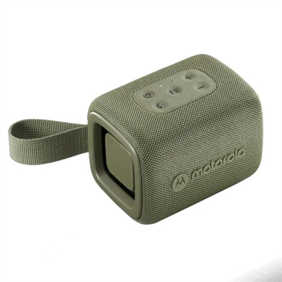 Motorola Rokr 300 Μαύρο φορητό αδιάβροχο ηχείο Βluetooth με USB Type-C, IP67, Τrue Wireless Link και Qi ασύρματη φόρτιση - 7W Πράσινο
