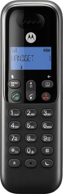 Motorola T501+ Ασύρματο Τηλέφωνο με Aνοιχτή Aκρόαση (Black)
