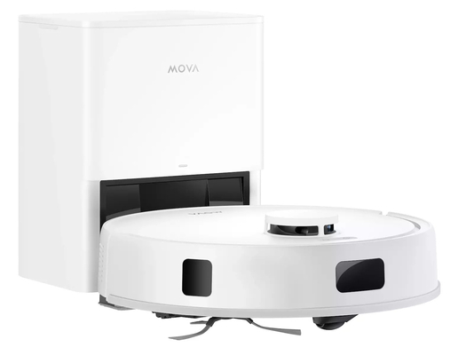 Mova E20 Plus Σκούπα Ρομπότ για Σκούπισμα & Σφουγγάρισμα με Wi-Fi Λευκή