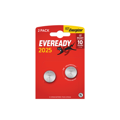 Μπαταρία λιθίου κουμπί CR2025/3V EVEREADY GOLD from ENERGIZER BP2