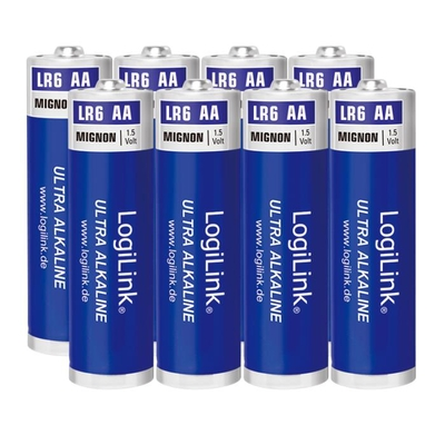 Μπαταρίες Αλκαλικές AA LogiLink LR6F8 (8τμχ)