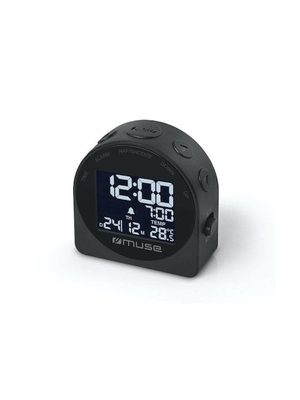 Muse  M-09C Black 230165 Ψηφιακό Ρολόι Επιτραπέζιο με Ξυπνητήρι