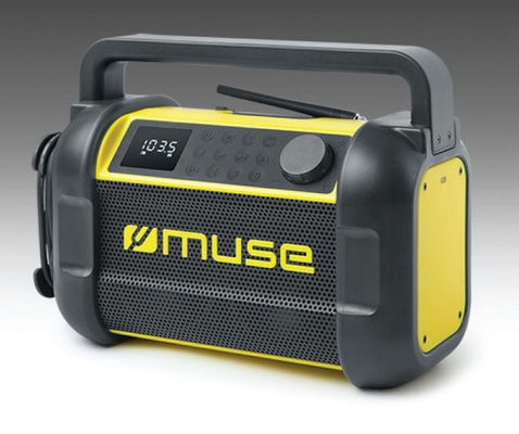Muse M-928BTY Φορητό Ραδιόφωνο Επαναφορτιζόμενο με Bluetooth και USB Μαύρο