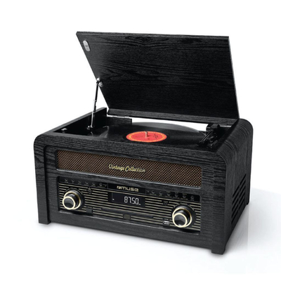 Muse MT-115W Πικάπ/Bluetooth/CD/Fm Με Usb Μαύρο  230180