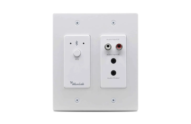 Muxlab Bluetooth and Analog Audio to Dante Interface 500555-WH