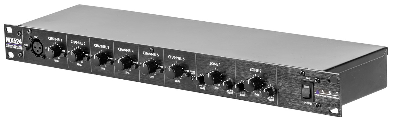 ART  ART Pro Audio MX624 - Mixer 6 Καναλιών / 2 Ζωνών