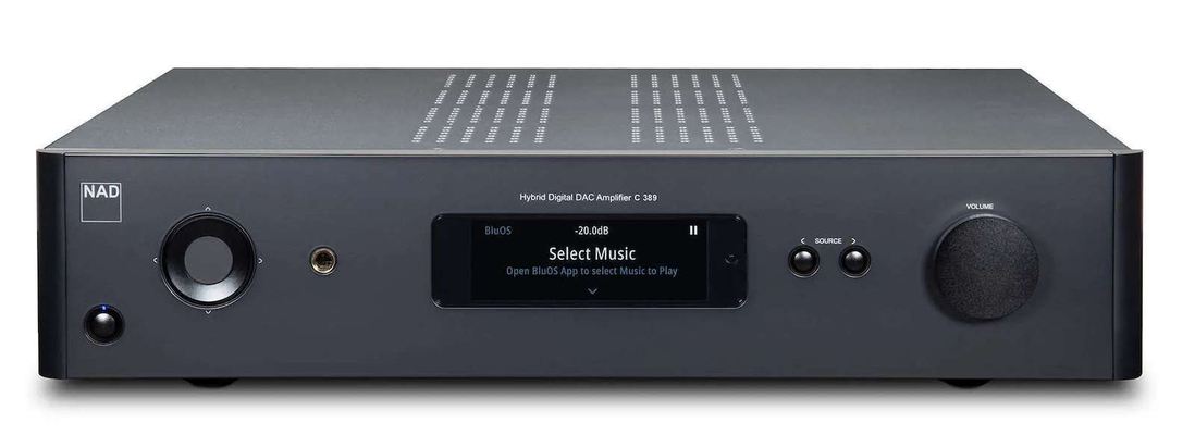 Nad C389 Υβριδικός Ολοκληρωμένος Ενισχυτής Hi-Fi Stereo Μαύρος
