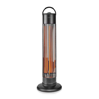 NEDIS HTPA20EBK Επιδαπέδια ηλεκτρική θερμάστρα με carbon tube στήλη, 1200W.