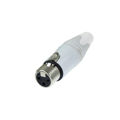 NEUTRIK 3 PIN ΘΗΛΥΚΟ XLR ΚΑΛΩΔΙΟΥ ΑΣΠΡΟ