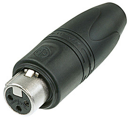 NEUTRIK 3-POLE ΘΗΛ.BYSMA, IP67, GOLD CONTACTS