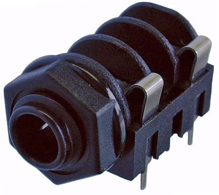 NEUTRIK MONO, SWITCHED, FULL THREADED NOSE,PCB MOUNT