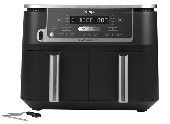 Ninja AF451EU-CS Air Fryer με Διπλό Αποσπώμενο Κάδο 9.5lt