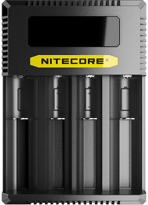 NiteCore Ci4 USB Φορτιστής 4 Μπαταριών Li-ion Μεγέθους AA/AAA/D/18650/16340