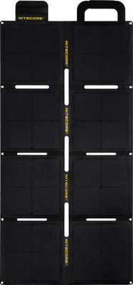 NiteCore FSP100W Αναδιπλούμενος Ηλιακός Φορτιστής Επαναφορτιζόμενων Μπαταριών / Φορητών Συσκευών 100W 12V