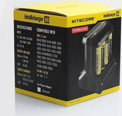NiteCore i8 Φορτιστής 8 Θέσεων