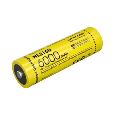 NiteCore NL2160 21700/ 6000mAh / HP (τιμή τεμαχίου) ΜΠΑΤΑΡΙΑ