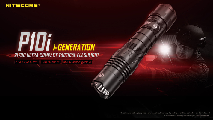 NiteCore P10i Φακός USB Led Precise Tactical Strobe Ready