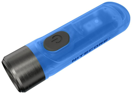 NiteCore Tiki Gitd Μπλε Επαναφορτιζόμενος Φακός Μπρελόκ LED UV Αδιάβροχος IP66 με Μέγιστη Φωτεινότητα 300lm