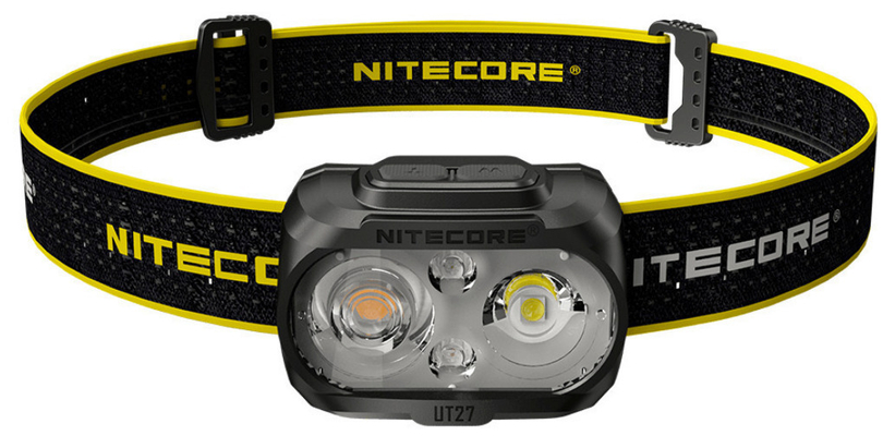 Nitecore UT27 Headlamp - Αδιάβροχος Επαναφορτιζόμενος Φακός Κεφαλής LED - 520 Lumens - Μπαταρία 2 x HBL1300Lion