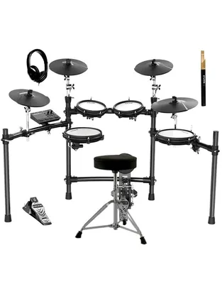 NUX DM-310 SET Ηλεκτρονικό Drum Set με Κάθισμα, Μπαγκέτες και Ακουστικά Bundle