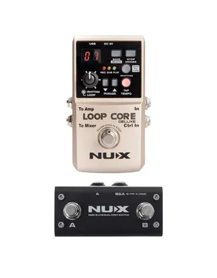 NUX Loop Core Deluxe Bundle Πετάλι Looper με Ποδοδιακόπτη